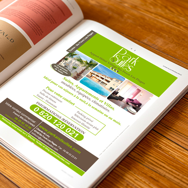 annonce presse park & suites en collaboration avec park & suites