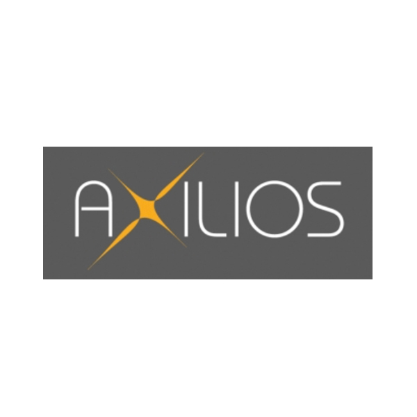 axilios création du logo en collaboration avec l'agence pixart images