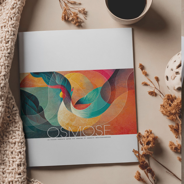 conception de la plaquette osmose en collaboration avec l'agence ardence
