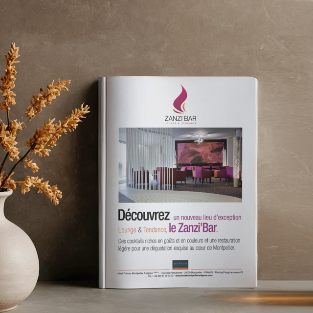 hotel pullman conception d'annonces presse en collaboration avec l'agence pixart images