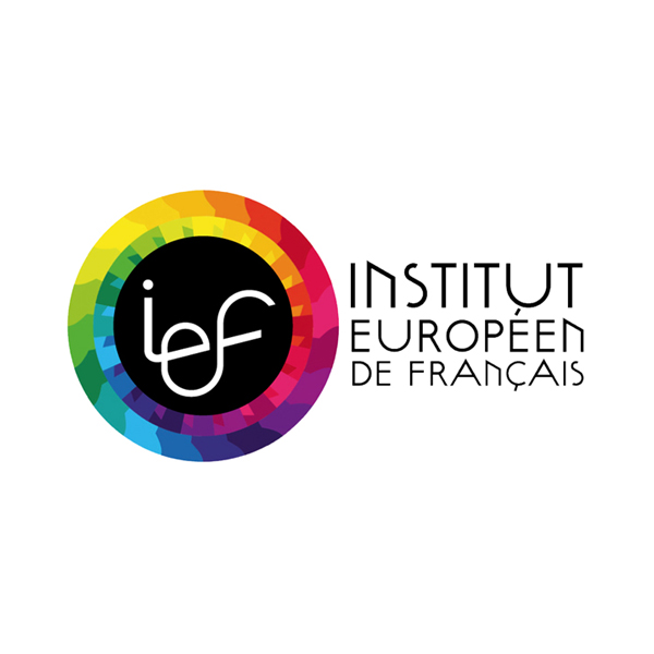 institut européen de français création du logo en collaboration avec l'agence pixart images