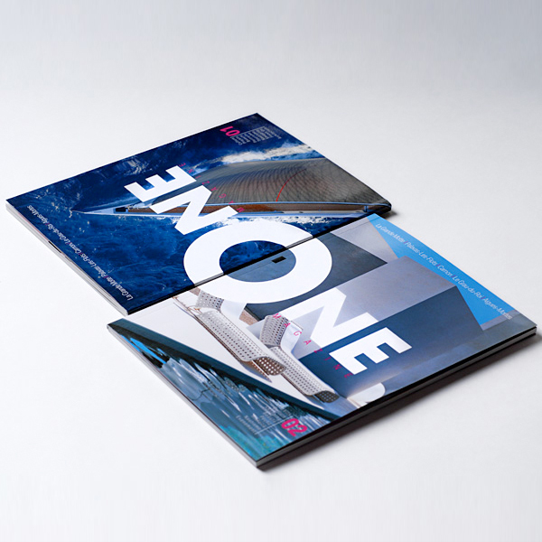 one conception du magazine double en collaboration avec pixart images et id press