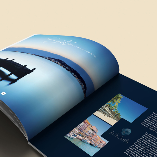 plaquette fdi promotion residence joie des sables double page en collaboration avec l'agence ardence