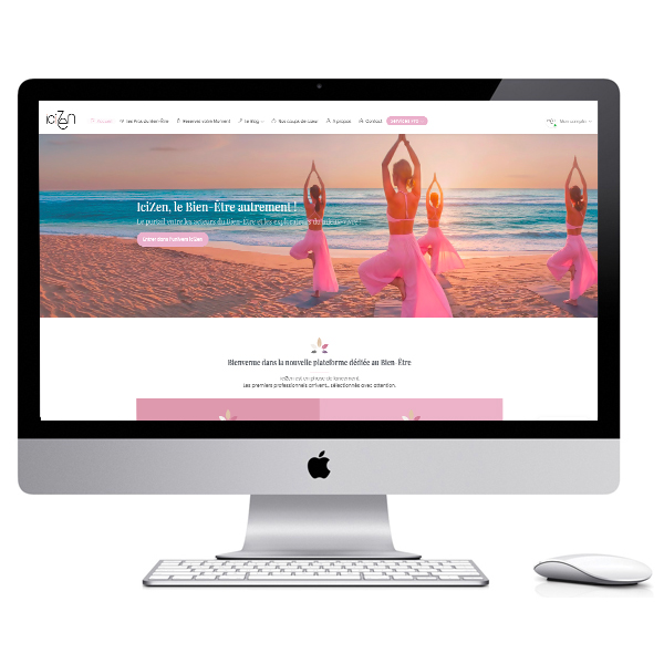 plateforme icizen réalisation du site internet