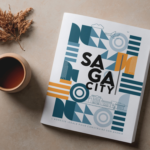 Références Plaquettes et Brochures promeo conception de la plaquette saga city en collaboration avec l'agence ardence