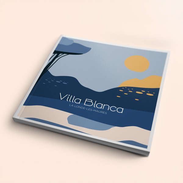 Références Plaquettes et Brochures promeo conception de la plaquette villa bianca en collaboration avec l'agence ardence