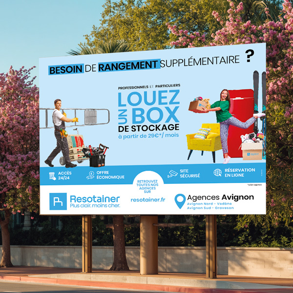 raisotener panneau 4x3 en collaboration avec l'agence ardence