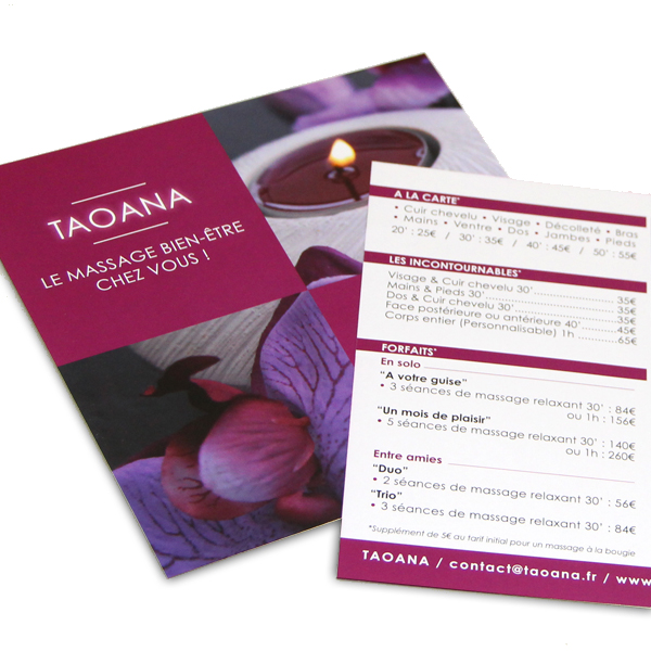 taoana conception d'un flyer brc com