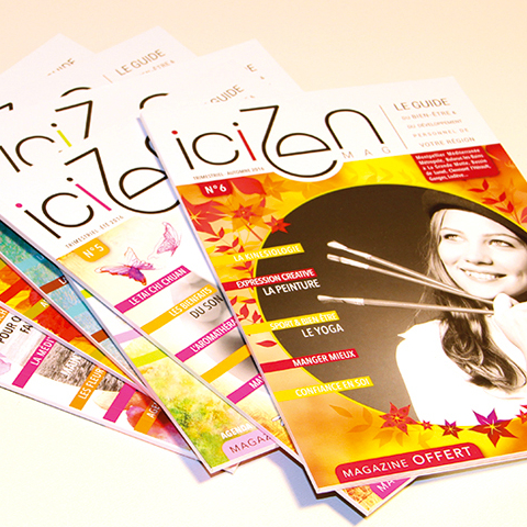 icizen conception du magazine icizen couvertures