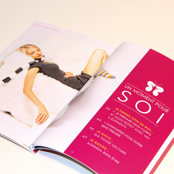 icizen conception du magazine icizen double page un moment pour soi