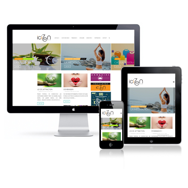 icizen réalisation du site internet